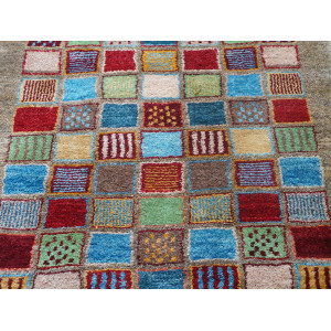 Persian Wool Gabbeh Rug - PRG204-Persian Handicrafts