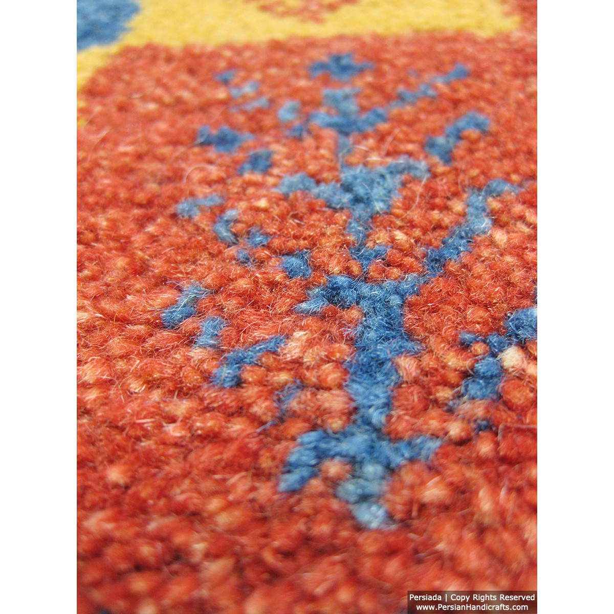 Gabbeh Wool Rug from Persian Ghashghai Nomads - RG5000-Persian Handicrafts