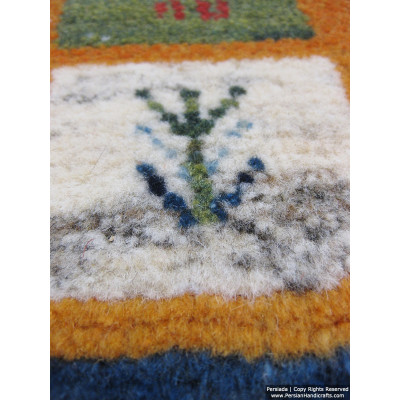 Gabbeh Wool Rug from Persian Ghashghai Nomads - RG5001 Gabbeh Wool Rug from Persian Ghashghai Nomads - RG5001
