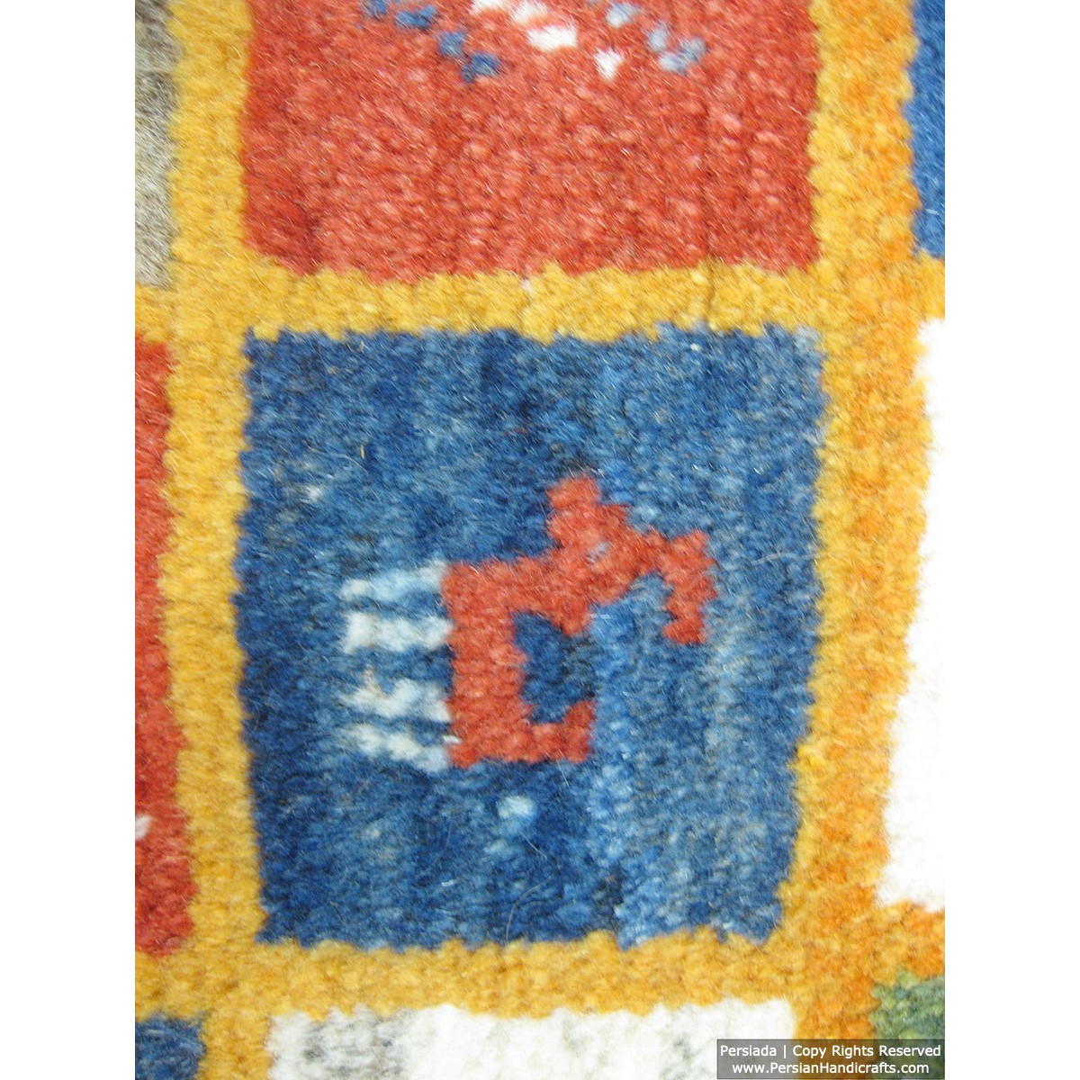 Gabbeh Wool Rug from Persian Ghashghai Nomads - RG5001-Persian Handicrafts