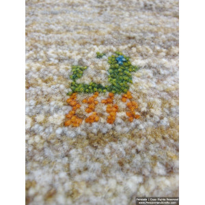 Gabbeh Wool Rug from Persian Ghashghai Nomads - RG5004-Persian Handicrafts