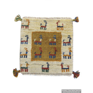 Gabbeh Wool Rug from Persian Ghashghai Nomads - RG5005-Persian Handicrafts