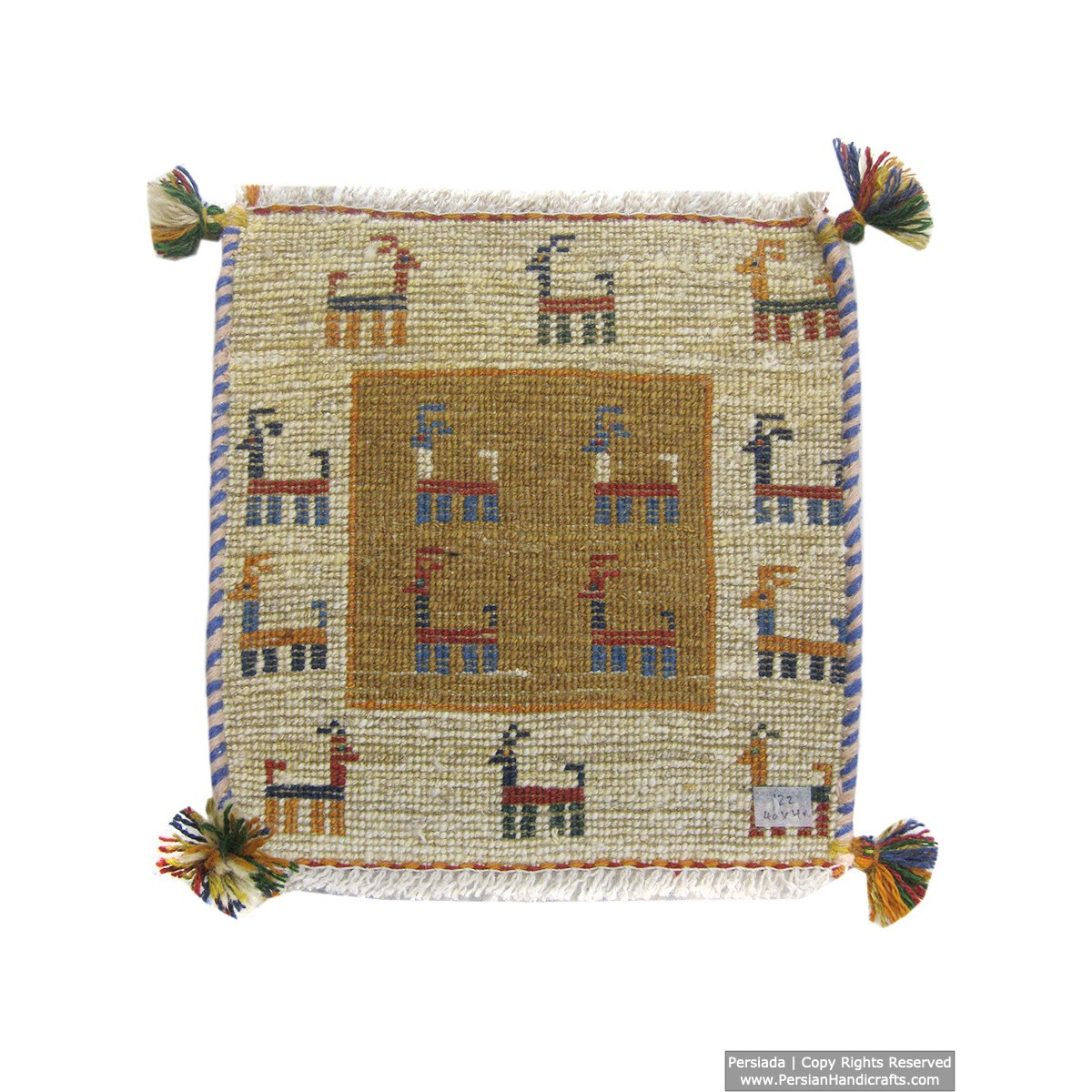Gabbeh Wool Rug from Persian Ghashghai Nomads - RG5005-Persian Handicrafts