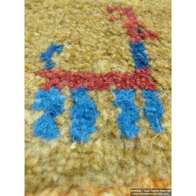 Gabbeh Wool Rug from Persian Ghashghai Nomads - RG5005 Gabbeh Wool Rug from Persian Ghashghai Nomads - RG5005