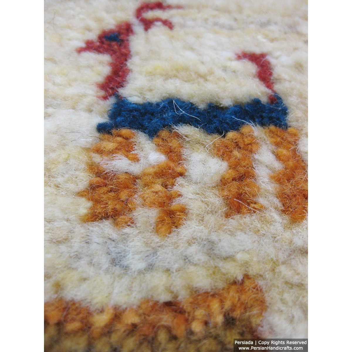 Gabbeh Wool Rug from Persian Ghashghai Nomads - RG5005-Persian Handicrafts