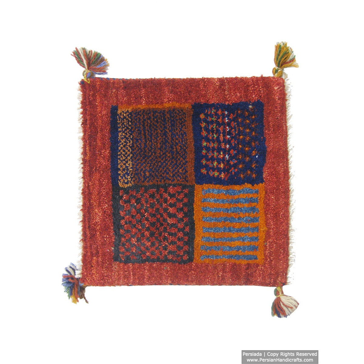 Gabbeh Wool Rug from Persian Ghashghai Nomads - RG5007-Persian Handicrafts