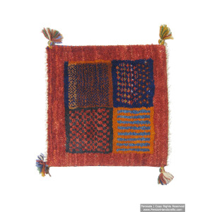 Gabbeh Wool Rug from Persian Ghashghai Nomads - RG5007-Persian Handicrafts