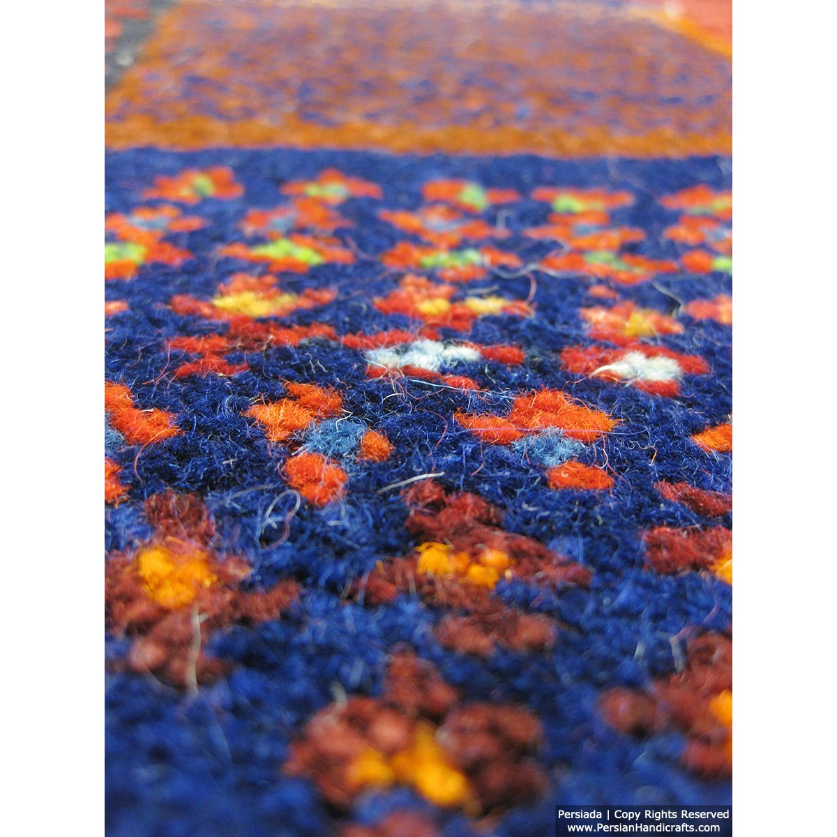 Gabbeh Wool Rug from Persian Ghashghai Nomads - RG5007-Persian Handicrafts