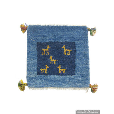 Gabbeh Wool Rug from Persian Ghashghai Nomads - RG5008