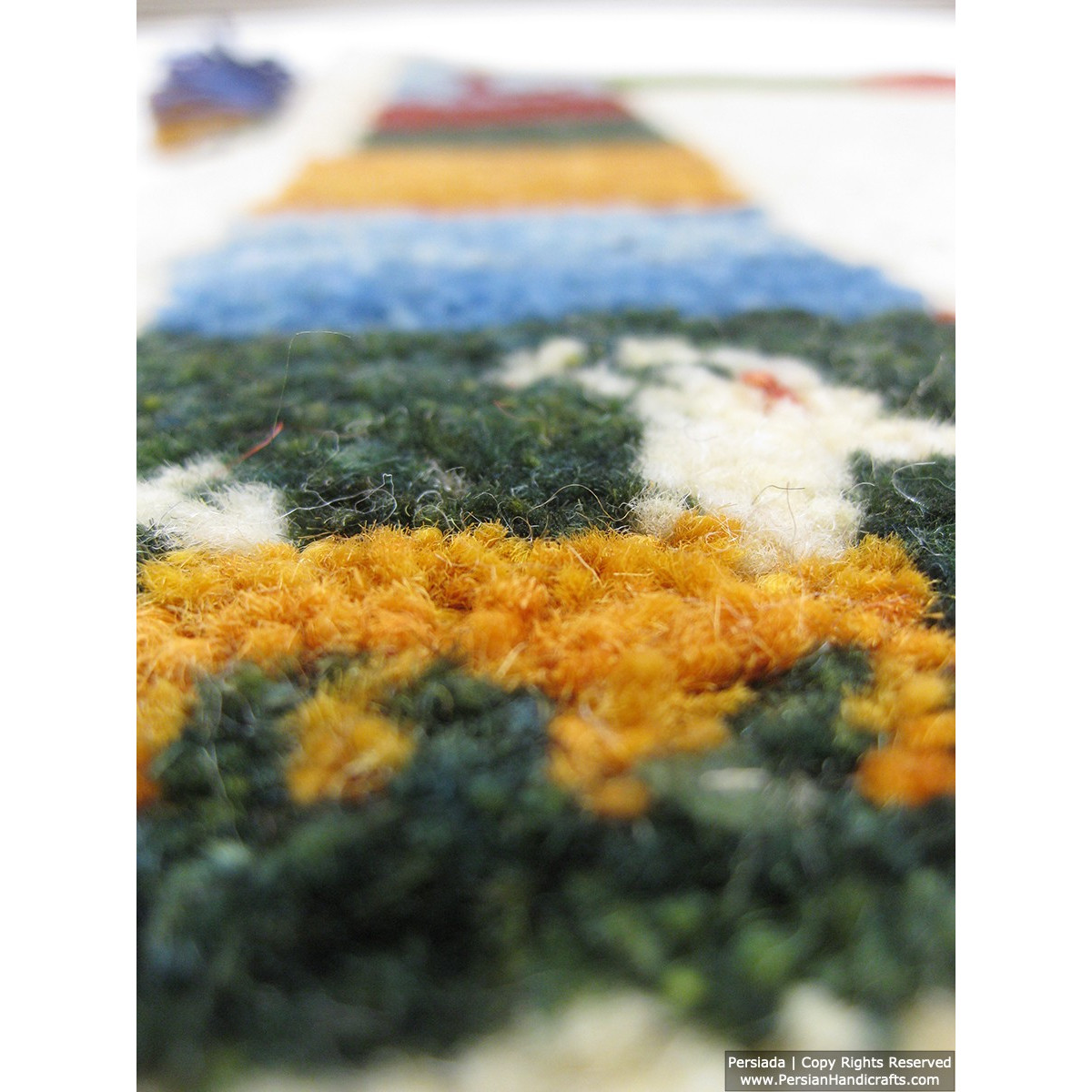 Gabbeh Wool Rug from Persian Ghashghai Nomads - RG5009-Persian Handicrafts