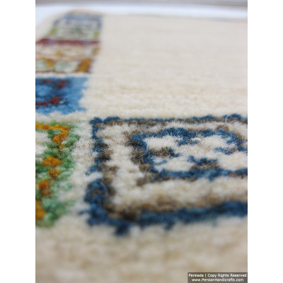 Gabbeh Wool Rug from Persian Ghashghai Nomads - RG5010 Gabbeh Wool Rug from Persian Ghashghai Nomads - RG5010