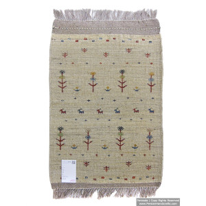 Gabbeh Wool Rug from Persian Ghashghai Nomads - RG5012-Persian Handicrafts