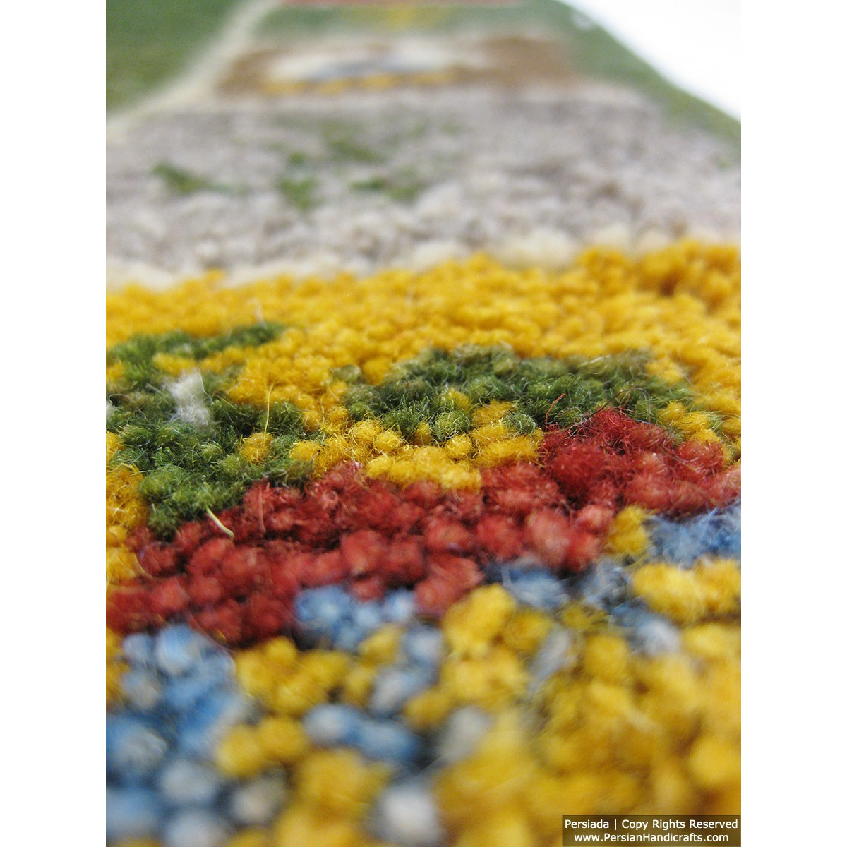Gabbeh Wool Rug from Persian Ghashghai Nomads - RG5014-Persian Handicrafts
