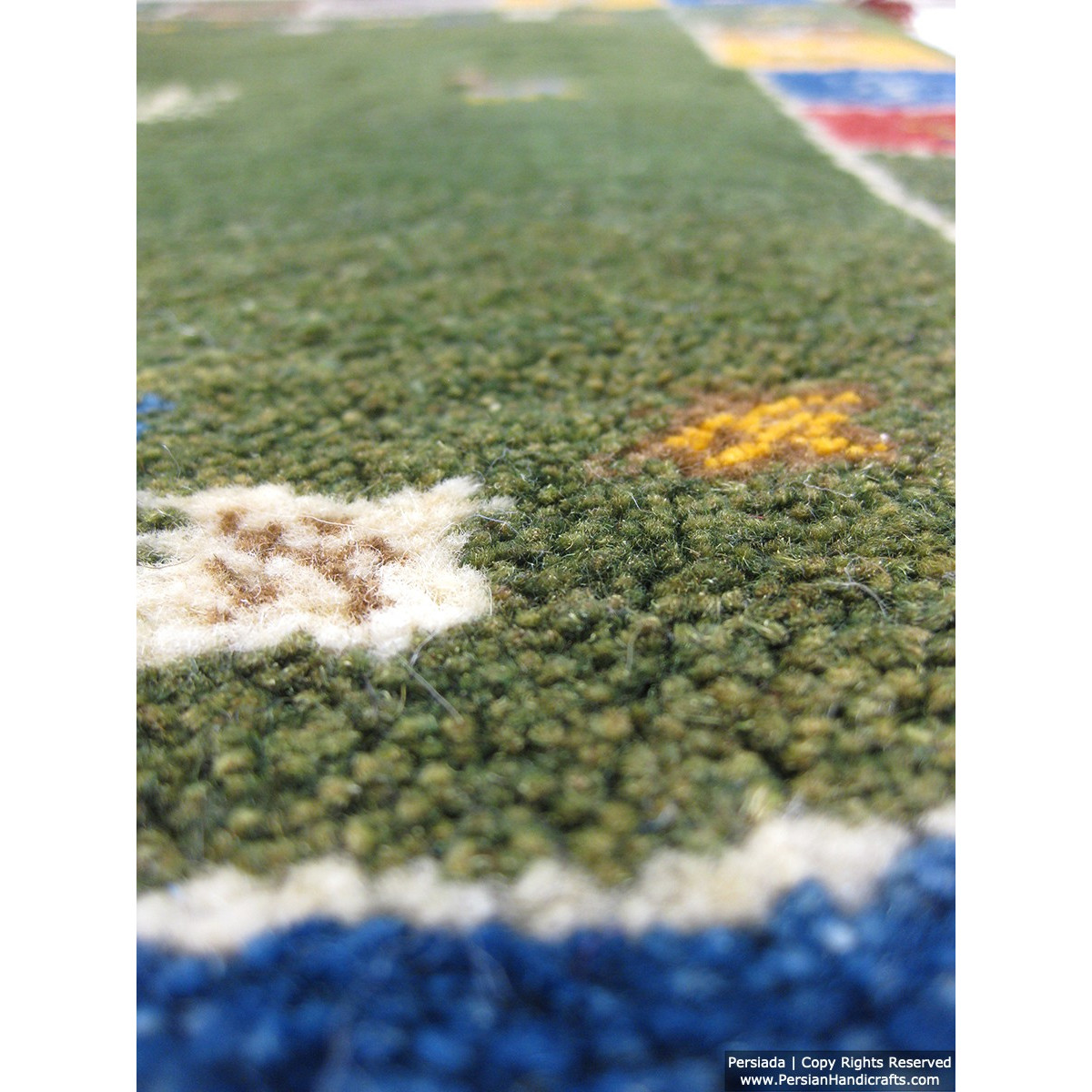 Gabbeh Wool Rug from Persian Ghashghai Nomads - RG5014-Persian Handicrafts