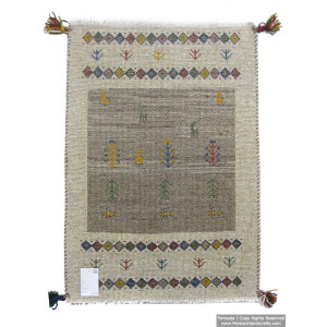 Gabbeh Wool Rug from Persian Ghashghai Nomads - RG5015-Persian Handicrafts