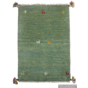 Gabbeh Wool Rug from Persian Ghashghai Nomads - RG5017-Persian Handicrafts