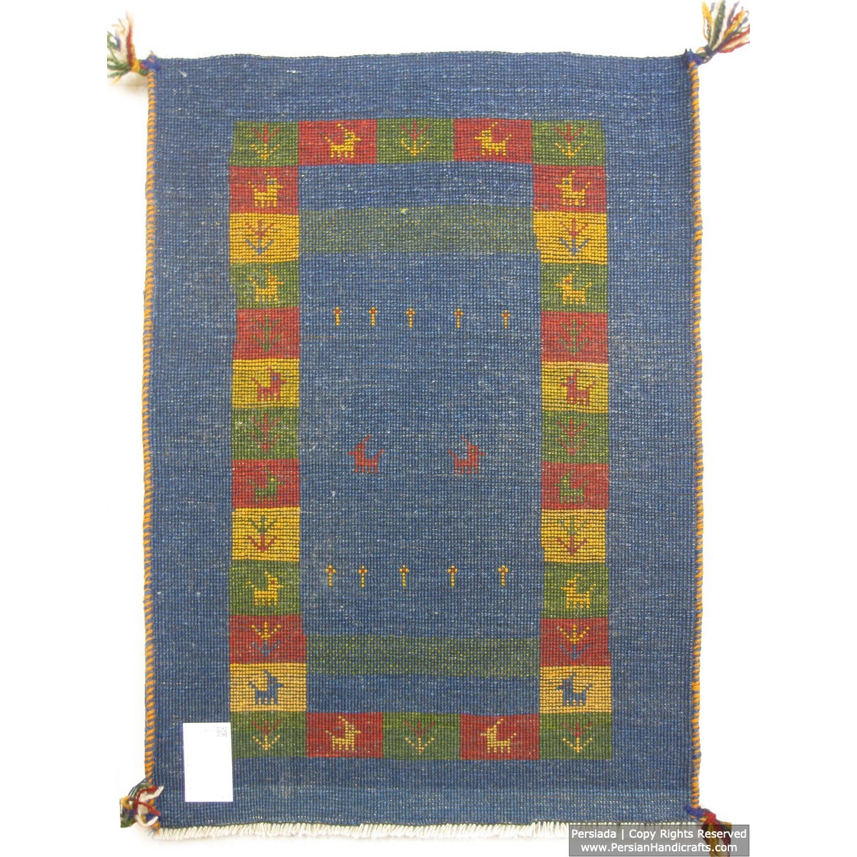 Gabbeh Wool Rug from Persian Ghashghai Nomads - RG5018-Persian Handicrafts