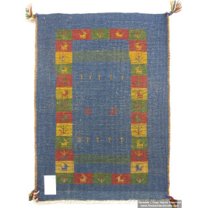 Gabbeh Wool Rug from Persian Ghashghai Nomads - RG5018-Persian Handicrafts