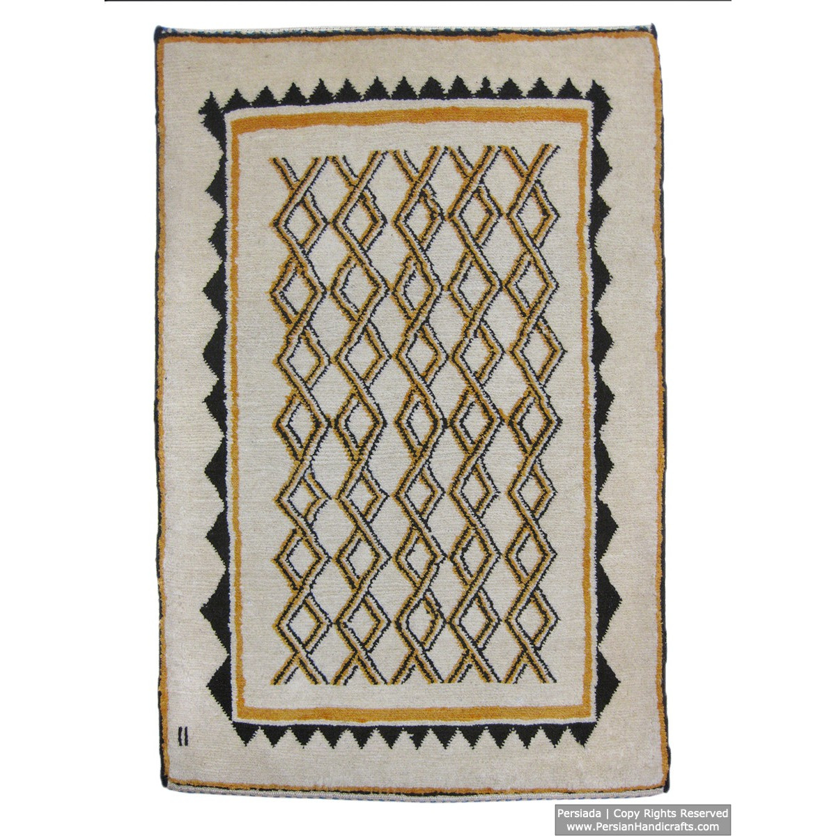Gabbeh Wool Rug from Persian Ghashghai Nomads - RG5021-Persian Handicrafts