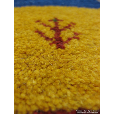 Gabbeh Wool Rug from Persian Ghashghai Nomads - RG5024 Gabbeh Wool Rug from Persian Ghashghai Nomads - RG5024