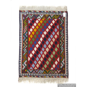 Medalion Design Persian Kilim Rug  -  RK5002-Persian Handicrafts