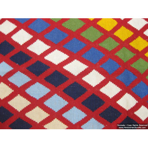 Medalion Design Persian Kilim Rug  -  RK5002-Persian Handicrafts