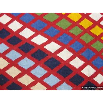 Medalion Design Persian Kilim Rug - RK5002 Medalion Design Persian Kilim Rug - RK5002
