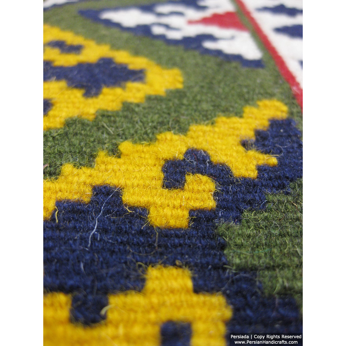 Medalion Design Persian Kilim Rug  -  RK5002-Persian Handicrafts