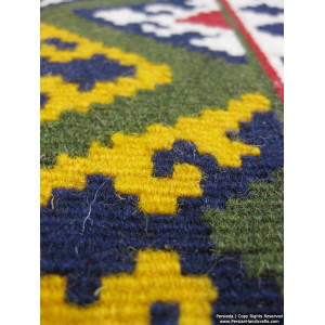 Medalion Design Persian Kilim Rug  -  RK5002-Persian Handicrafts