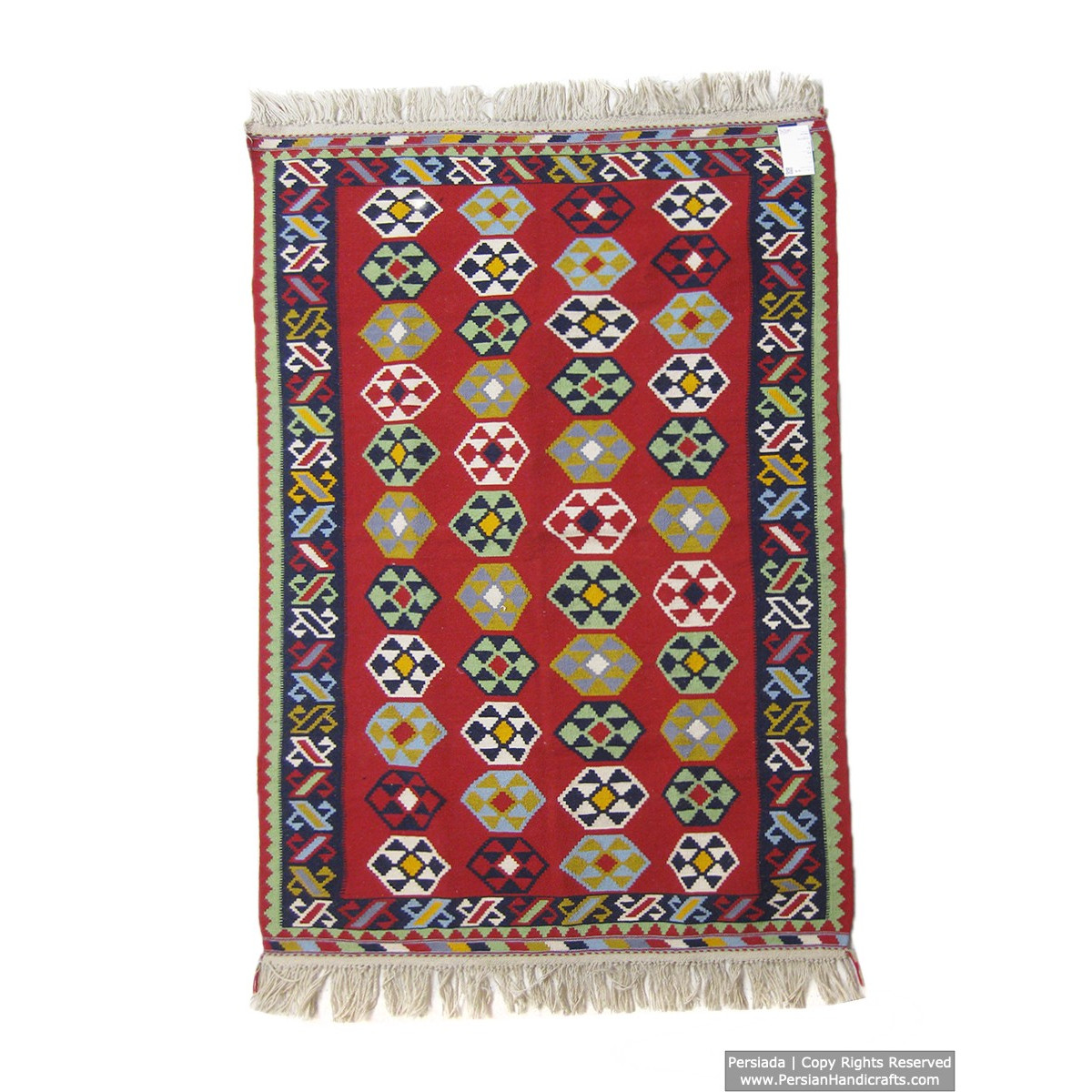 Medalion Design Persian Kilim Rug  -  RK5003-Persian Handicrafts
