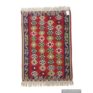 Medalion Design Persian Kilim Rug  -  RK5003-Persian Handicrafts