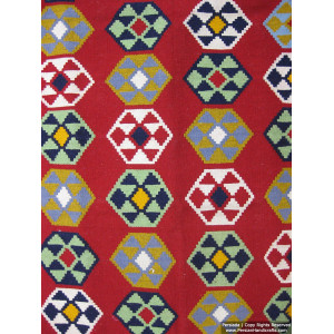 Medalion Design Persian Kilim Rug  -  RK5003-Persian Handicrafts