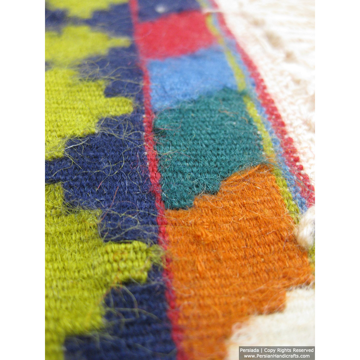 Medalion Design Persian Kilim Rug  -  RK5004-Persian Handicrafts