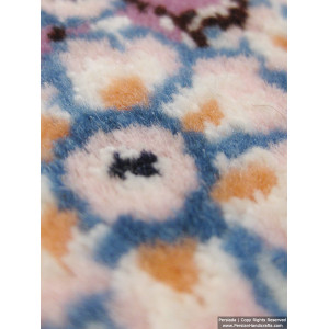 Medallion Design Wool & Cotton Naein Persian Rug  -  RN5004-Persian Handicrafts
