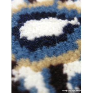 Medallion Design Wool & Cotton Naein Persian Rug  -  RN5005-Persian Handicrafts