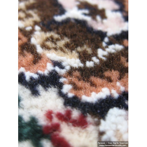 Medallion Design Wool & Cotton Naein Persian Rug  -  RN5012-Persian Handicrafts