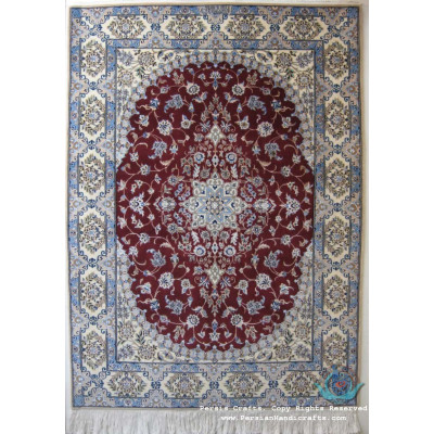 ★ Premium Persian Medialion Habibian Nain Rug - RN4031