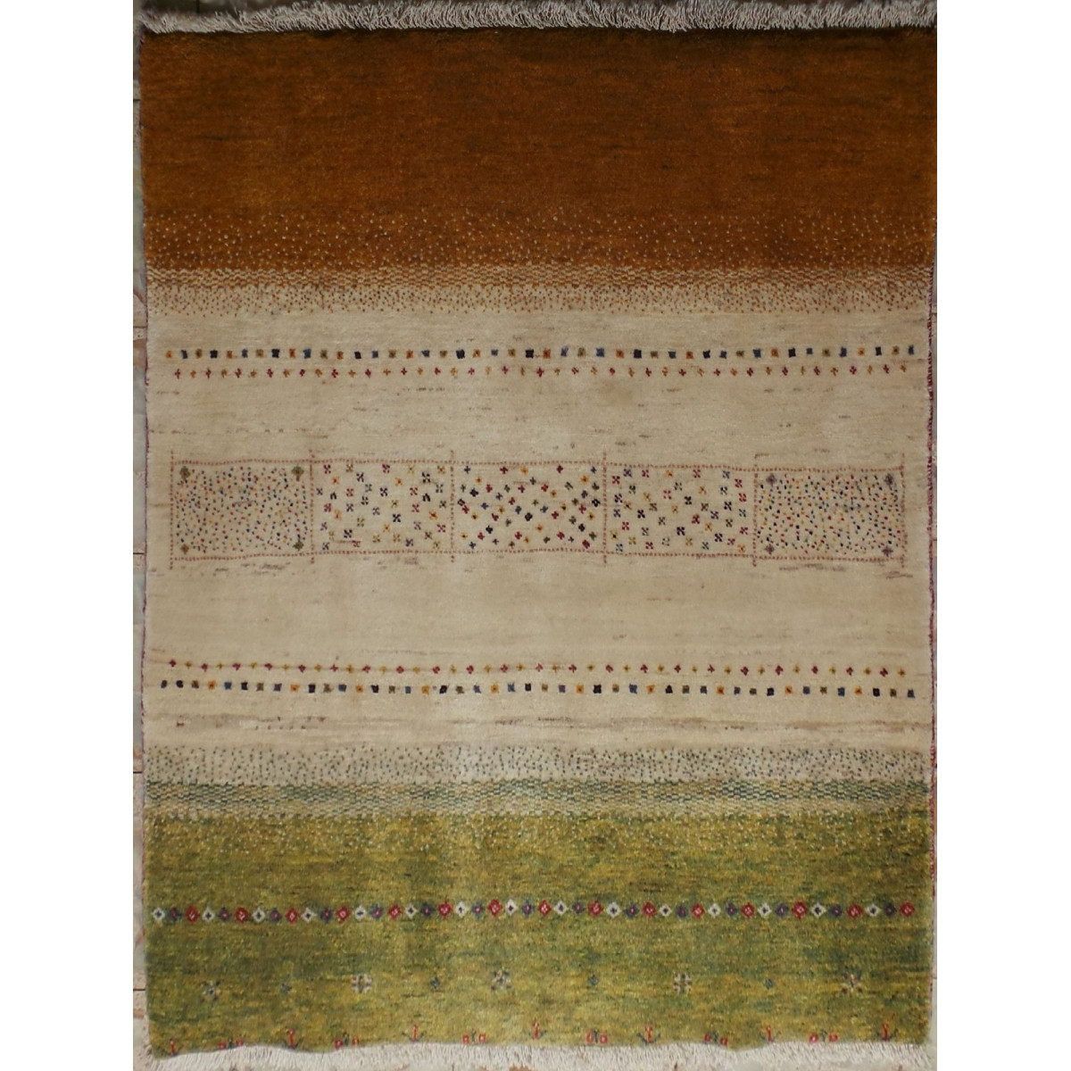 Persian Wool Gabbeh Rug - PRG013-Persian Handicrafts