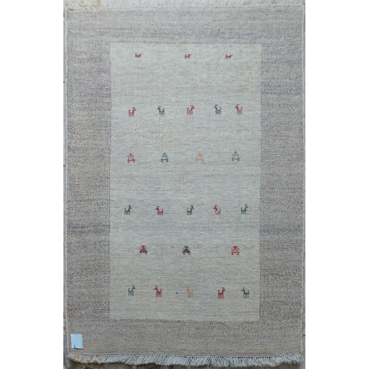 Persian Wool Gabbeh Rug - PRG024-Persian Handicrafts