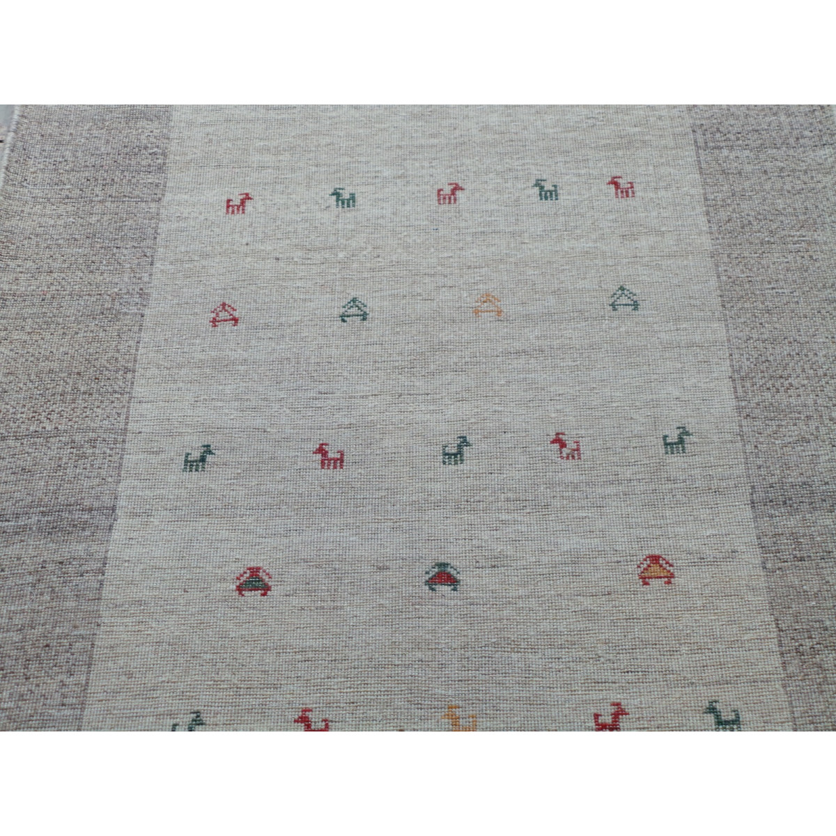 Persian Wool Gabbeh Rug - PRG024-Persian Handicrafts