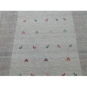 Persian Wool Gabbeh Rug - PRG024-Persian Handicrafts