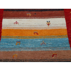 Persian Wool Gabbeh Rug - PRG068-Persian Handicrafts