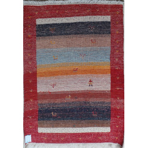 Persian Wool Gabbeh Rug - PRG068-Persian Handicrafts