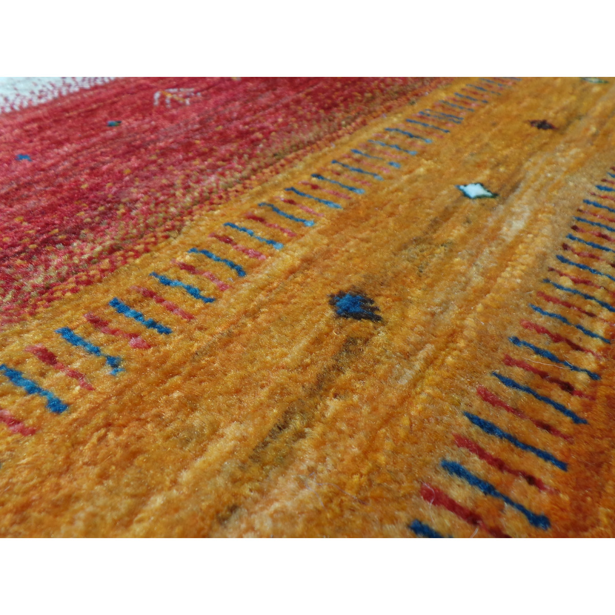 Persian Wool Gabbeh Rug - PRG146-Persian Handicrafts