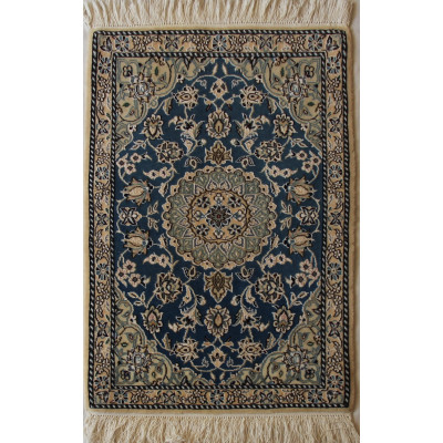 Nain Persian Wool & Silk Rug -  PRN1005