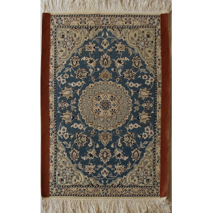 Nain Persian Wool & Silk Rug -  PRN1005-Persian Handicrafts