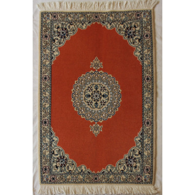 Nain Persian Wool & Silk Rug -  PRN1006