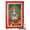 Qajar Woman Portrait | Hand Painted Ghalamkar Fabric | PHGH501