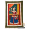 Qajar Woman Portrait | Hand Painted Ghalamkar Fabric | PHGH502