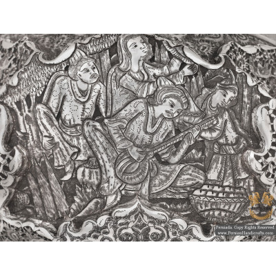 Luxurious Candy Dish | Multi Dimensional Handgraved Ghalamzani | PHGL502 Luxurious Candy Dish | Multi Dimensional Handgraved Ghalamzani | PHGL502